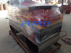 福瑞得機械1噸座駕壓路機，小型單鋼輪壓路機包裝完畢及時發(fā)貨